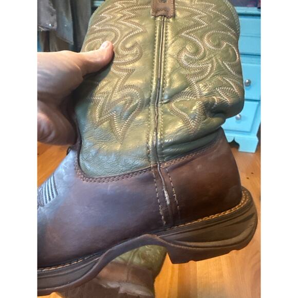 Rebel™ by Durango® Coffee & Cactus Pull-On Western Boot Sz 8.5 - Picture 8 of 9